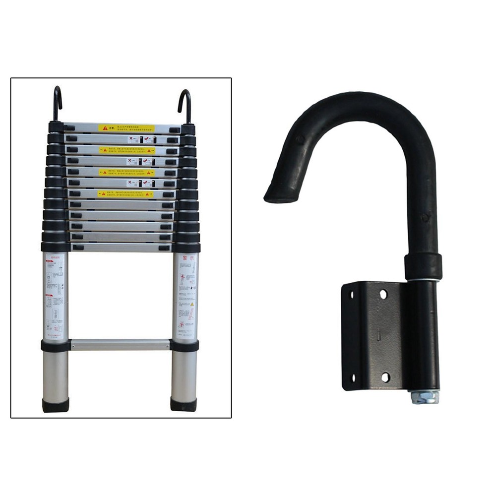 Telescoping Ladder Hook Stabilizers Standoff for Extension Ladders
