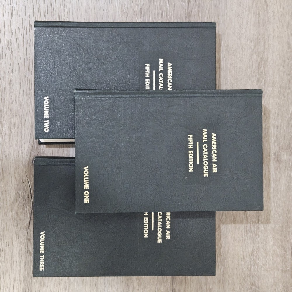 American Air Mail Catalogue 5th Edition Volumes 1, 2, 3
