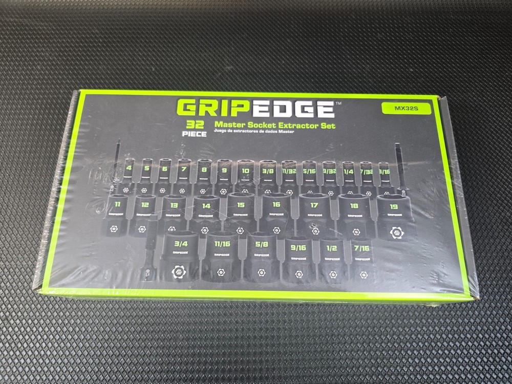 Grip Edge MX32S 32 Piece Master Socket Extractor Set Gripedge MX32S