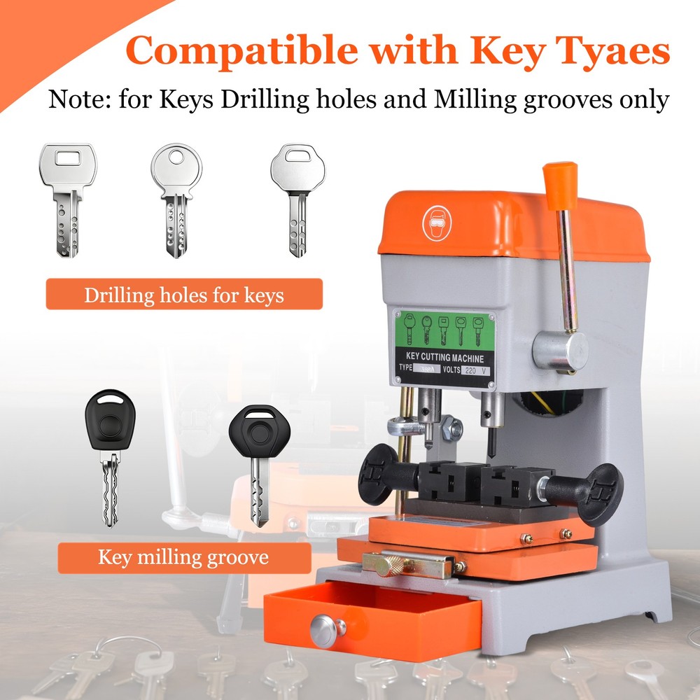 Key Cutting duplicating Machine Cutter  Key Copier Locksmith Tools