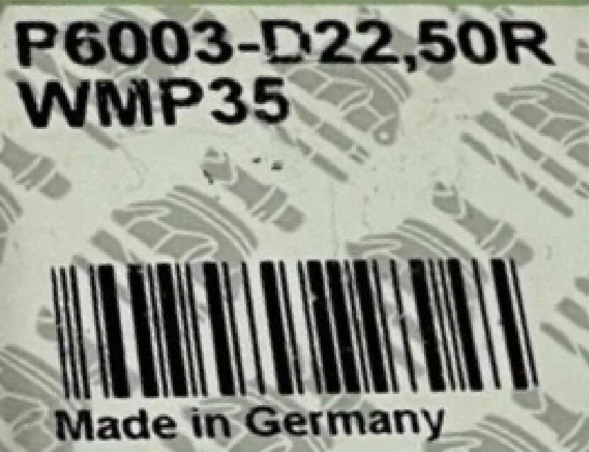 1 PCS  ORIGINAL  INSERTS      P6003-D22,50R WMP35