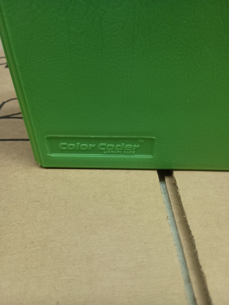Color Coder Library Case. Green.