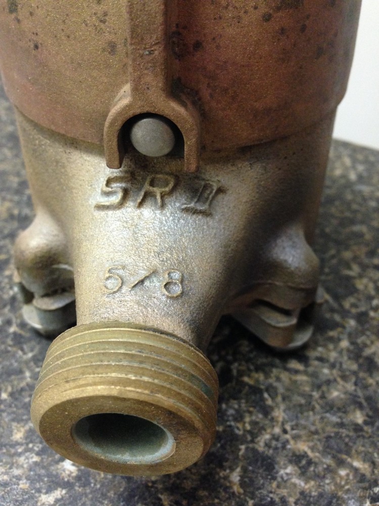 Sensus SRII 5/8" Brass Water Meter Used, WORKING, Includes Cover, Readable Face