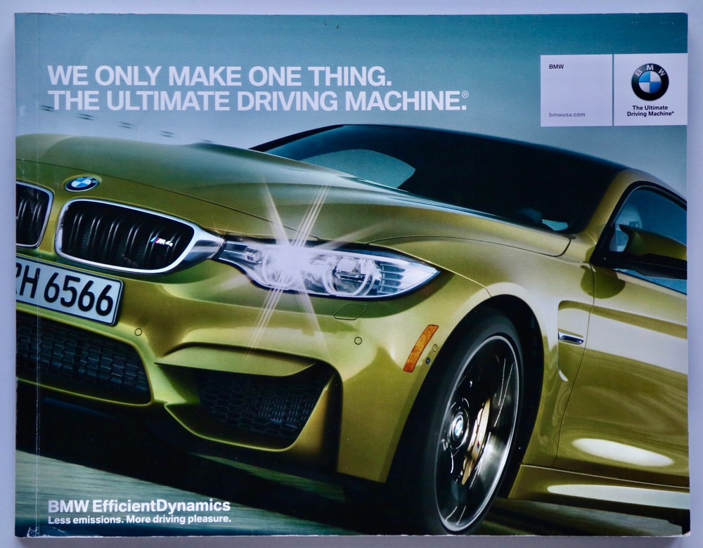2014 BMW Brochure With M4 Cover - Includes 2014 Models and Specifications