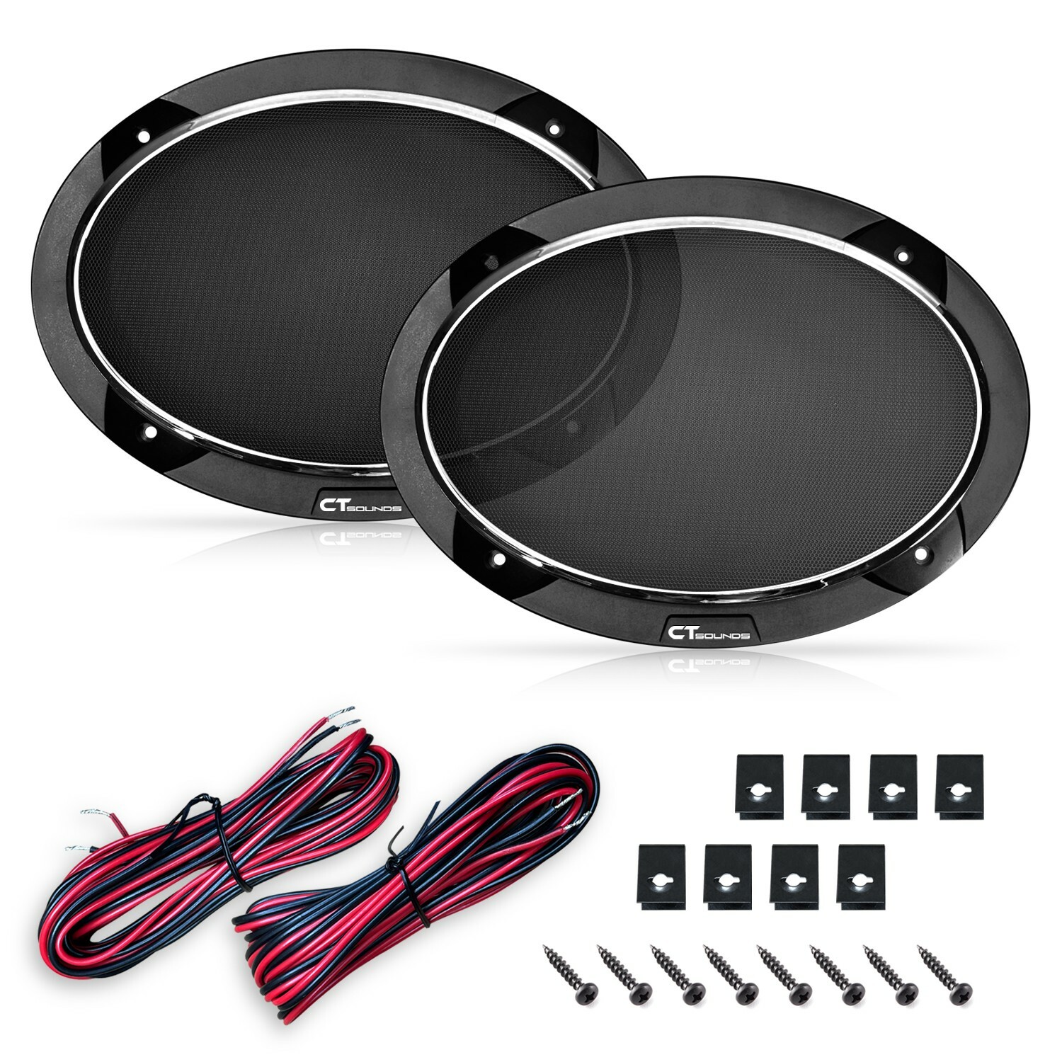 CT Sounds Meso 6x9” 400 Watt 2-Way Premium Coaxial Car Speakers, Pair