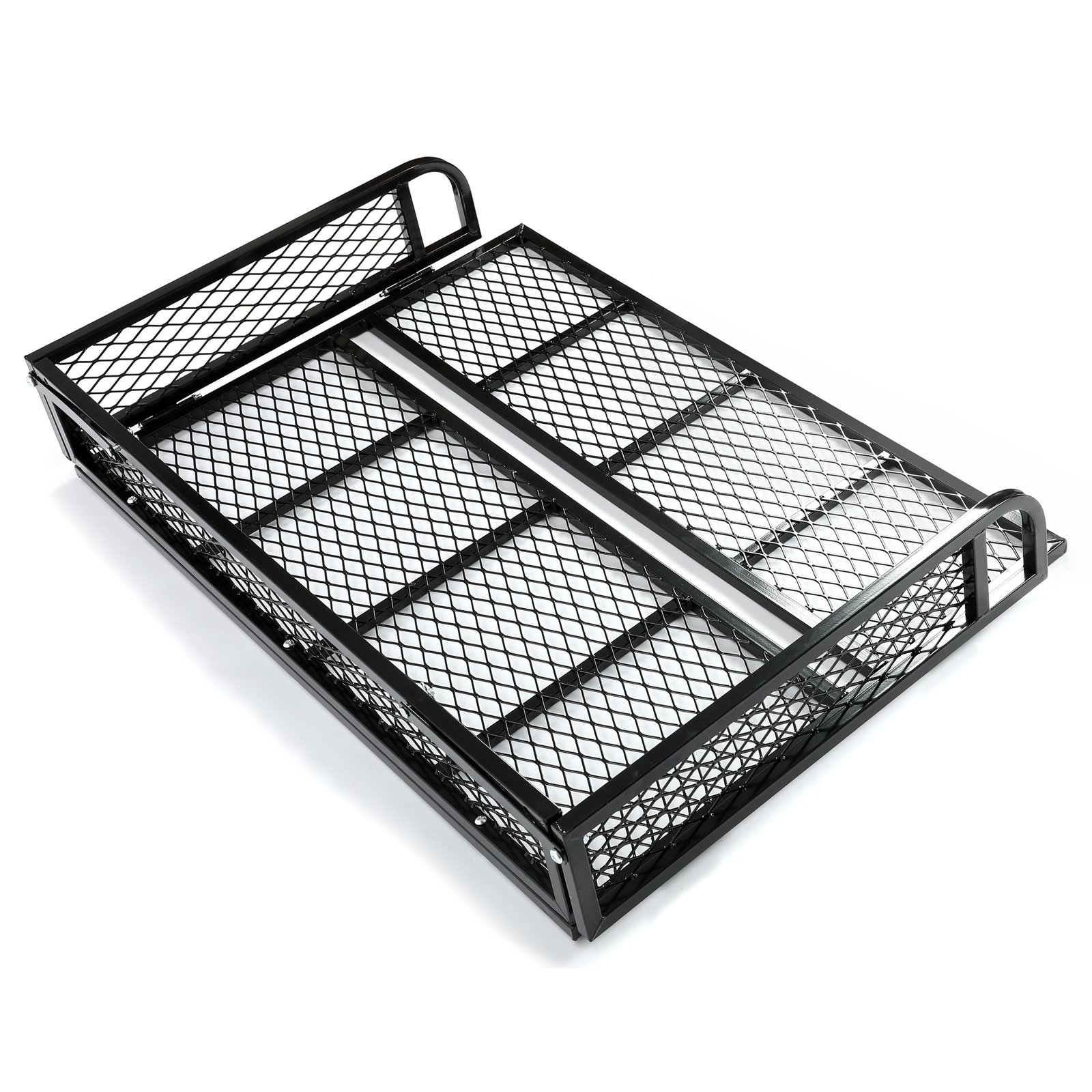 Rear Cargo Basket Rack Storage Carrier Kit For ATV Universal Steel Heavy Duty