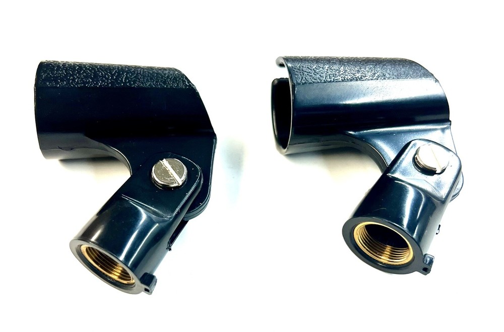 2-Pack Mic Clips. Standard Plastic Microphone Clips
