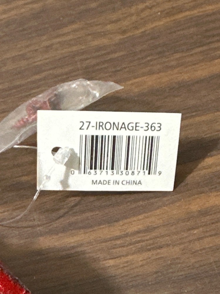 Abbott Collection Rustic Red Cast Iron Cardinal Wall Hook