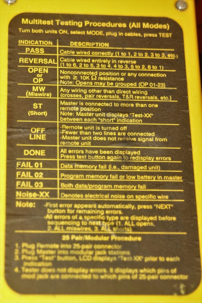 Siemon Multi-test Cable Tester MT-5000