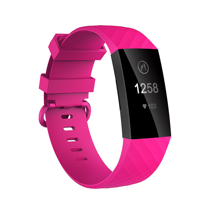 For Fitbit Charge 3 / 4 Watch Band Replacement Silicone Bracelet Wrist Strap