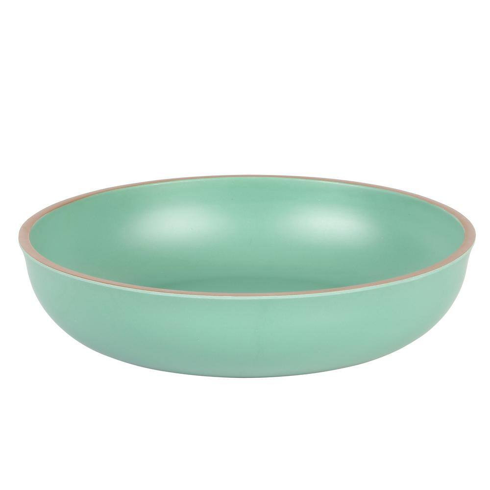 Rockabye 30 Fl. Oz. Green Melamine 8.5 In. Dinner Bowl (Set of 4)