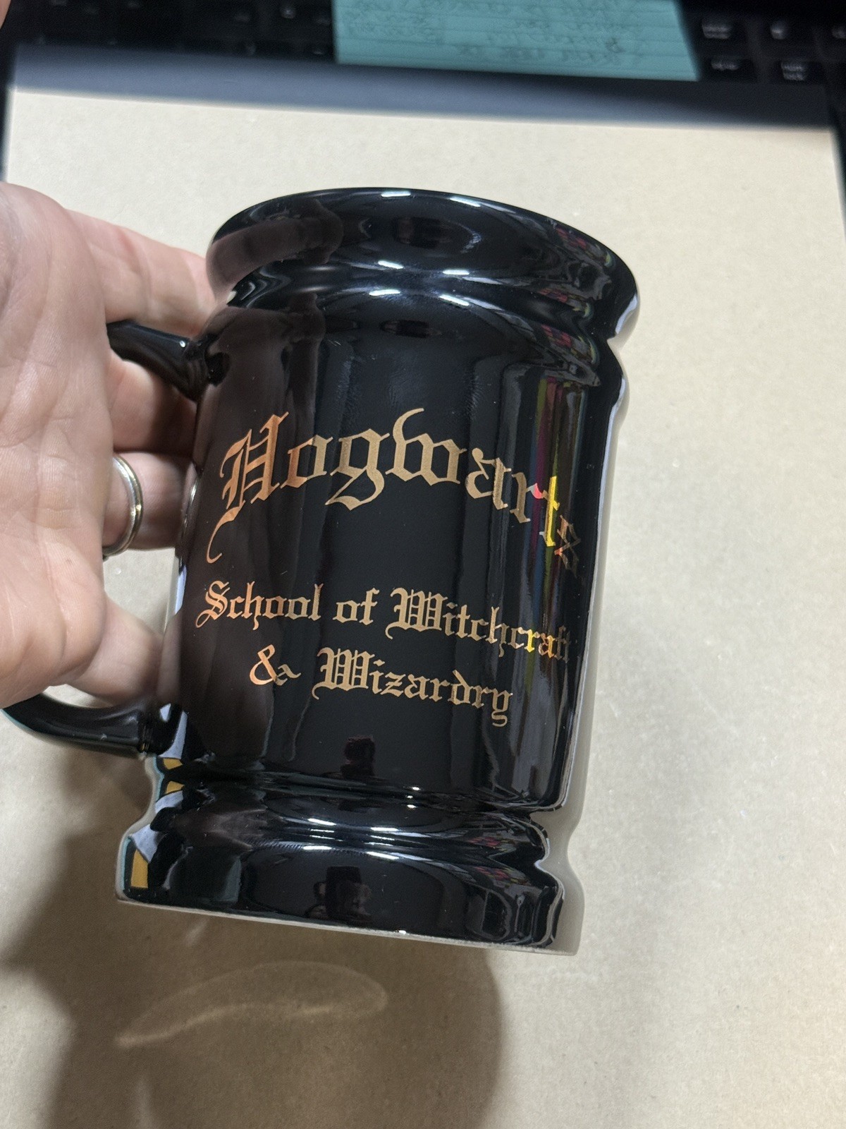 Universal Studios Wizarding World of Harry Potter Hogwarts Crest Coffee Cup Mug