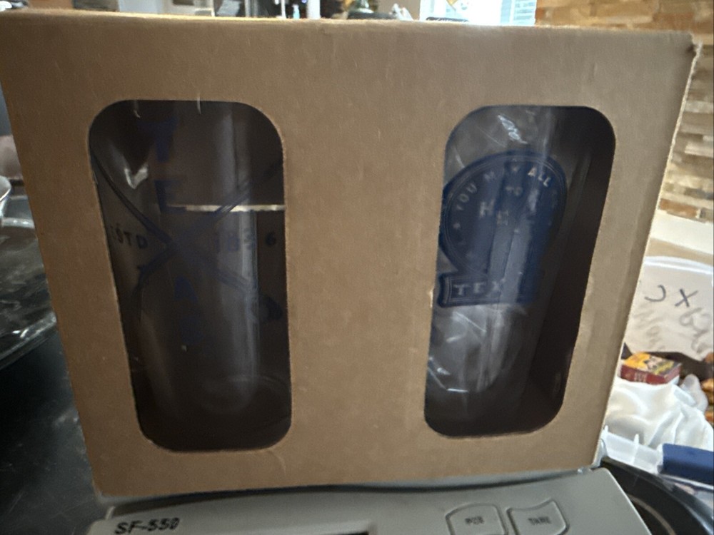 Vintage Texas Barware 4 pc Set NIB