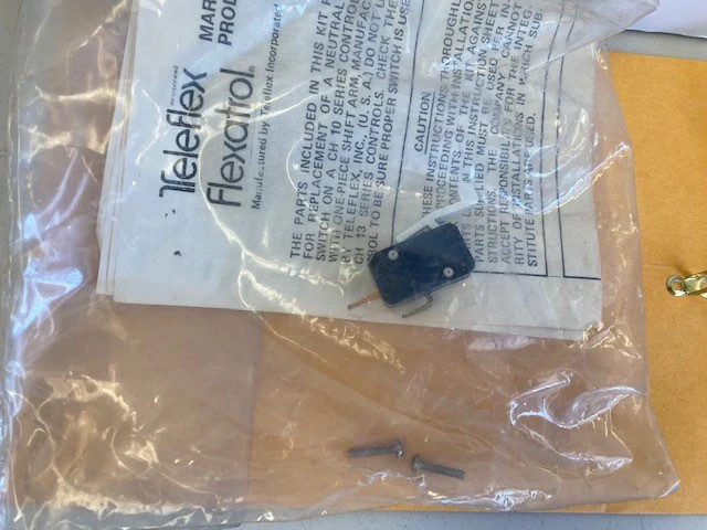 Teleflex Marine Flexatrol #CA27392 Neutral Start Switch Kit.