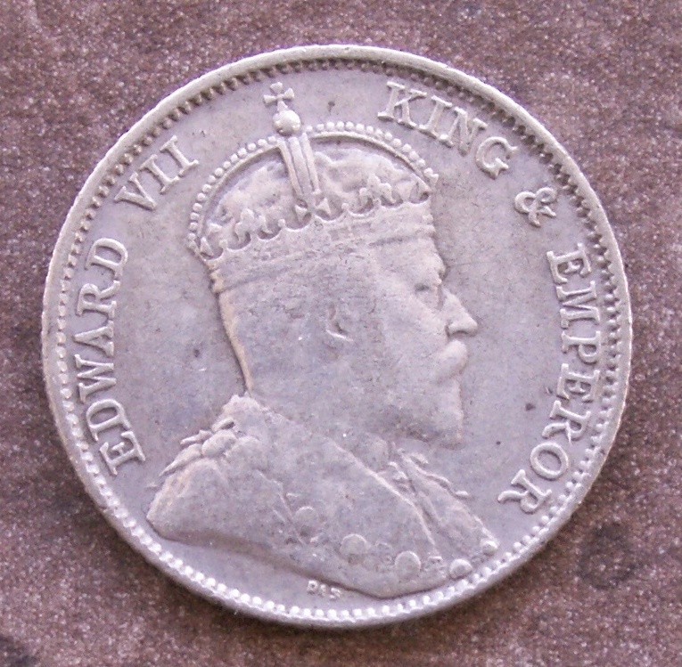 STRAITS SETTLEMENTS / SILVER 10 TEN CENTS 1910