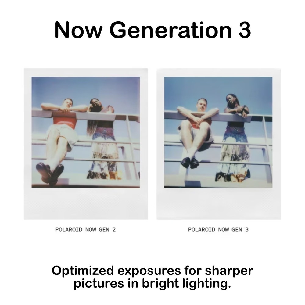 Polaroid Now 3rd Generation i-Type Instant Camera - Coral
