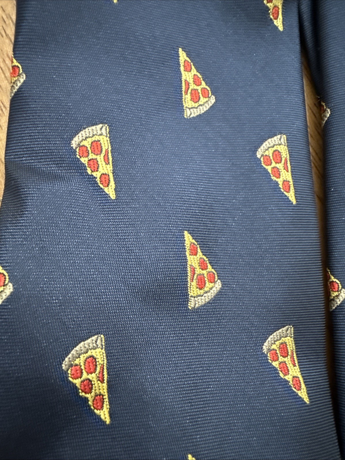 Children Place Boys Pizza Print Navy Novelty Necktie Size 8-14 New w/Tag Fun