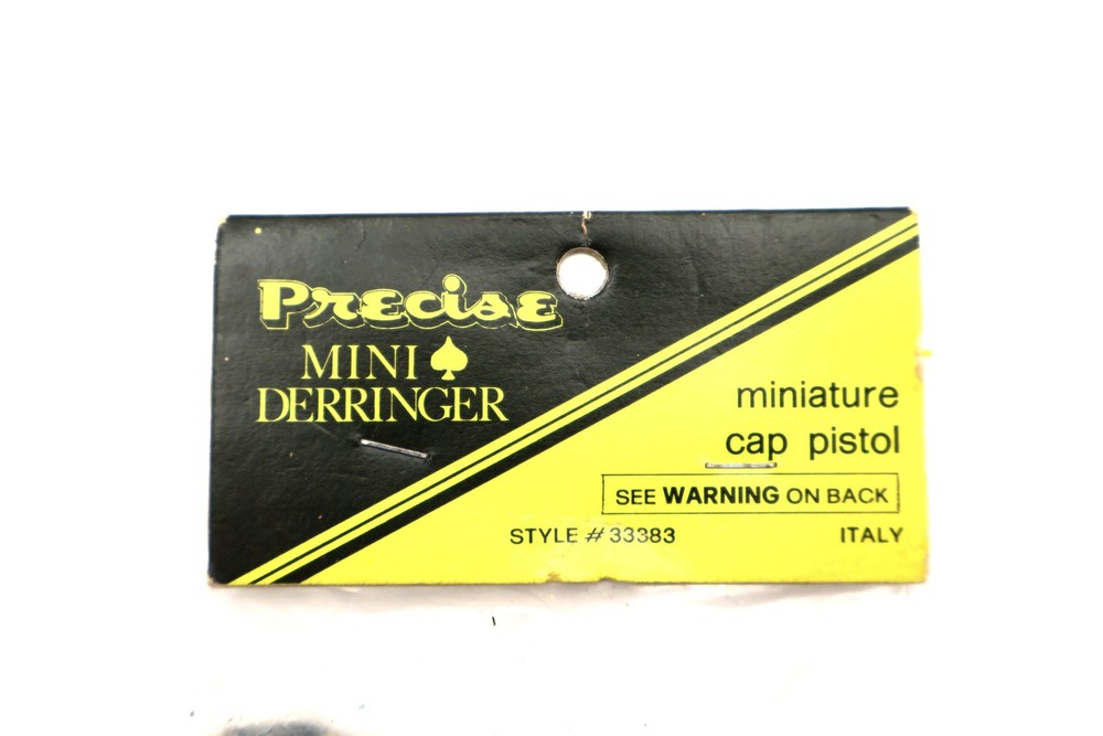 Mini Derringer Cap Pistol by Precise (Made in Italy)