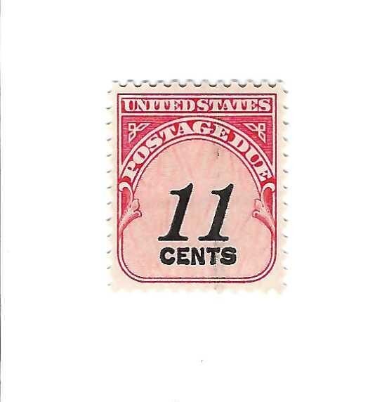 STAMP US SCOTT J102 "Numeral 11 Cent" 11 CENT 1978 POSTAGE DUE MNH