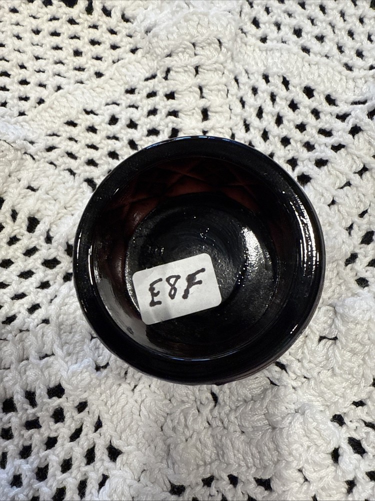 New Vintage Top 9 Panel Round Signed E. E. Open Salt Dip Only Limit Made