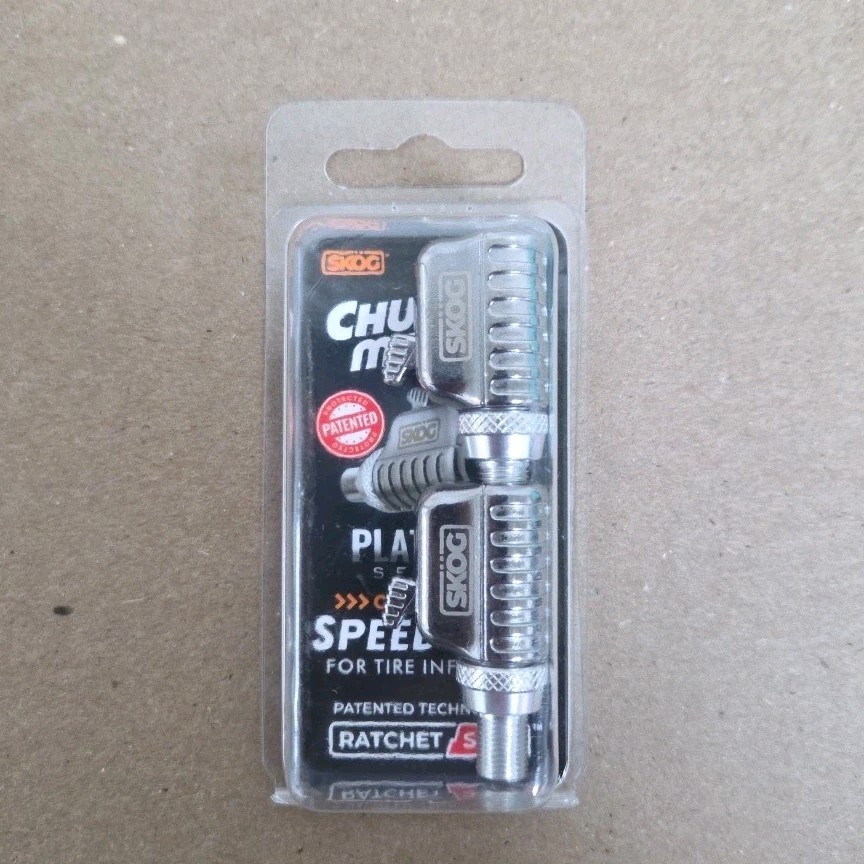 2 Pack - Chuck Mates™ Platinum Quick-Connect Tire Inflators with RatchetSeal™