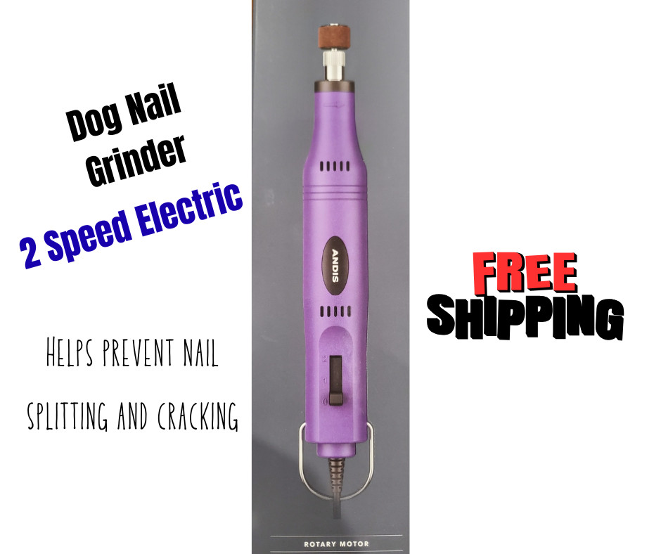 Andis Professional 2-Speed Pet Nail Grinder New Grooming Tool for Dogs Claw Care