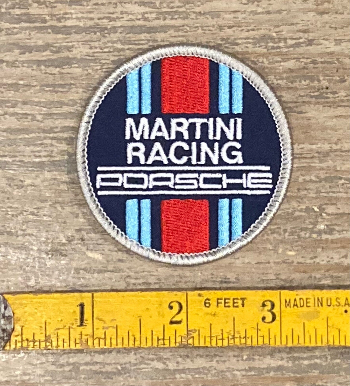 Retro Porsche Martini Racing Patch