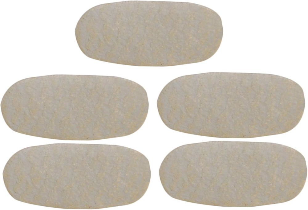 5PCS White Leather Violin Bridge Parchment Protectors for E-String