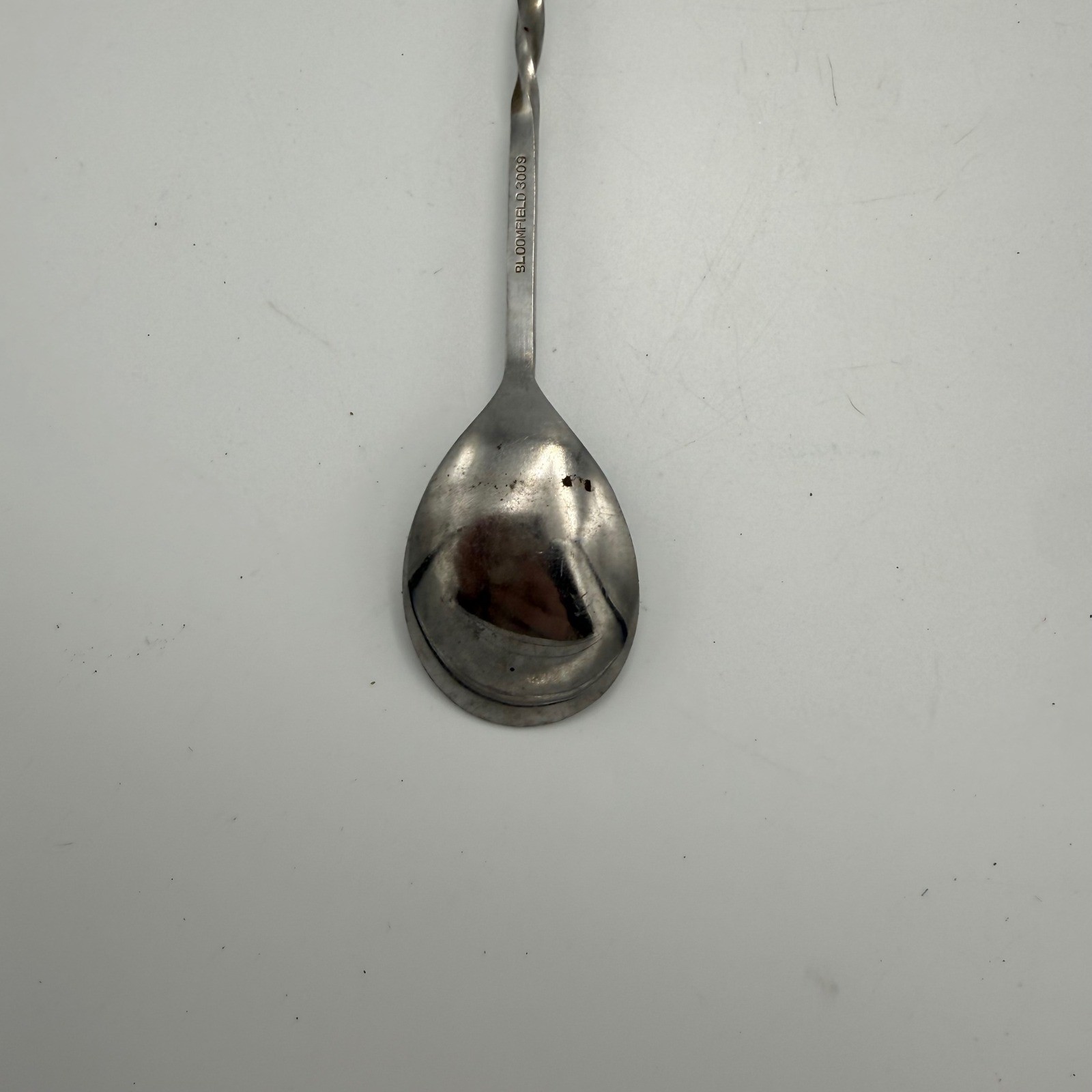 Vintage Bloomfield 3009 Bar Spoon Stainless Steel Japan Twisted Handle 11 Inch