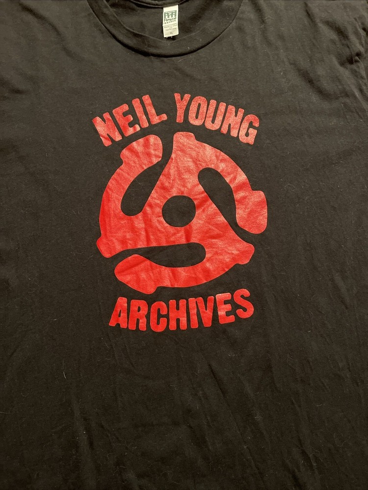 Neil Young Archives T-Shirt Size XL Organic Neil Young Memorbilia
