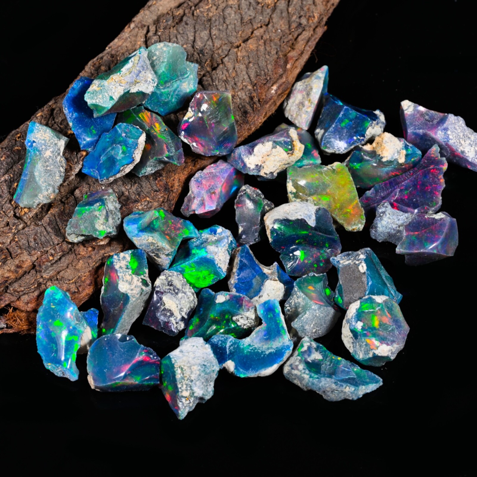 opal rough cut grade opal raw, Ethiopian opal gemstone, 10 Pieces large opal lot