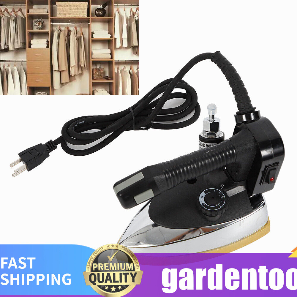 Gravity Feed Steam Iron Industrial Iron Steamer 60~220℃ With 3L Tank 110V 1000W