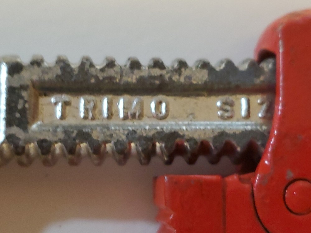 Antique Vtg. 6" Trimo Pipe/Monkey Wrench