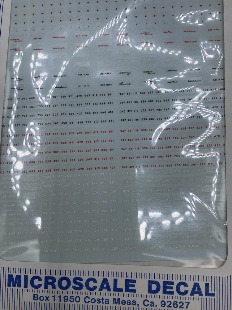 Microscale decals 1/285 Russian Wargames Armor 13-17