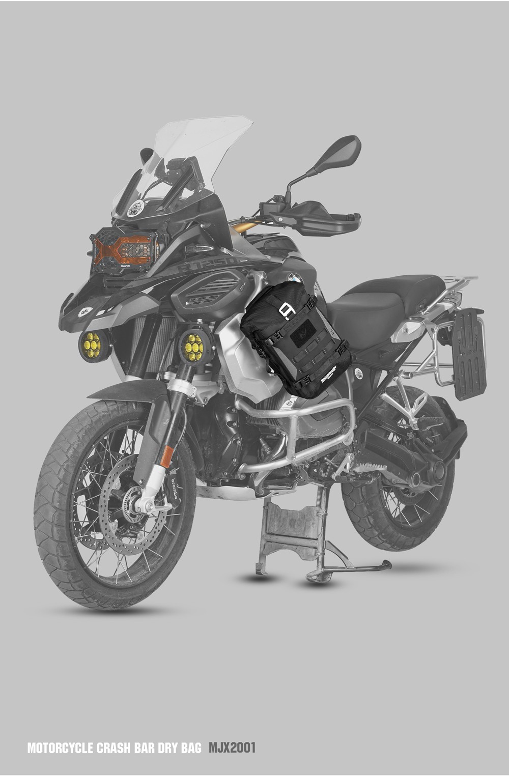 Rhinowalk Motorcycle Crash Bar Bag Waterproof 6L PESupport Board Luggage Storage