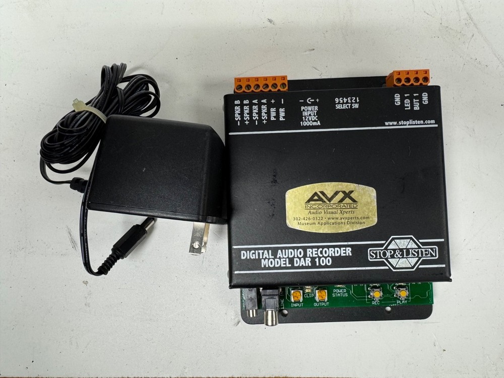 Stop & Listen Digital Audio Recorder Model DAR 100