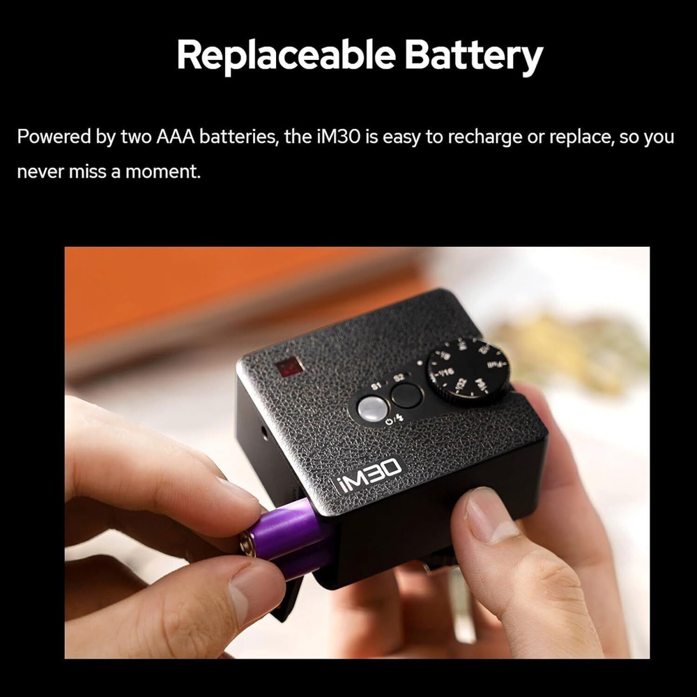 US Godox iM30 Mini Universal On-Camera Flash Light Speedlite CTT Lighting Flash