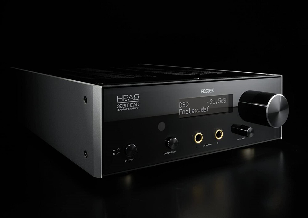 FOSTEX HP-A8 32bit DAC Headphone Amplifier AC100V w/ remote controller