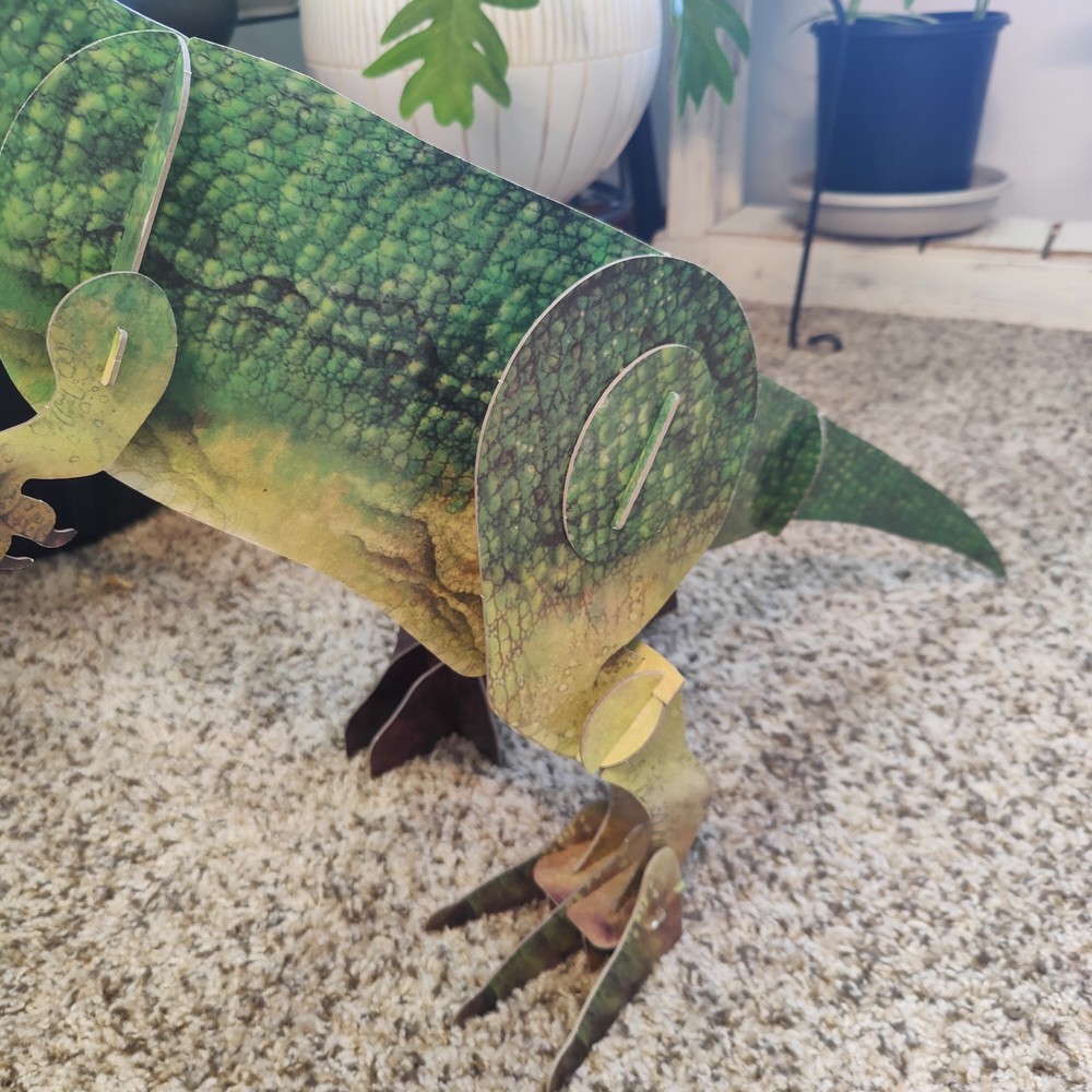 Scholastic Mega Model T. Rex 3 FT. Make Your Own Dinosaur*Read*