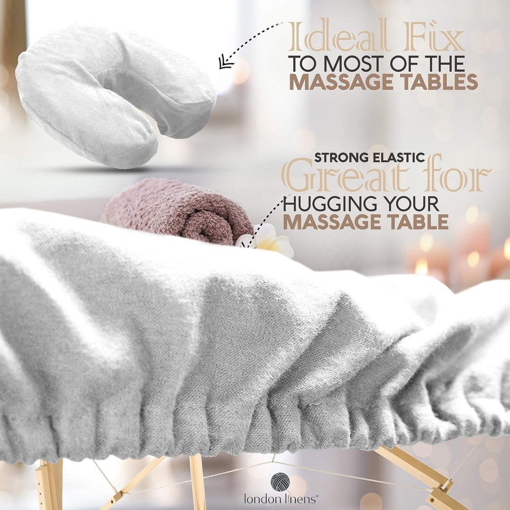 100% Natural Cotton Flannel Massage Table Sheets Set