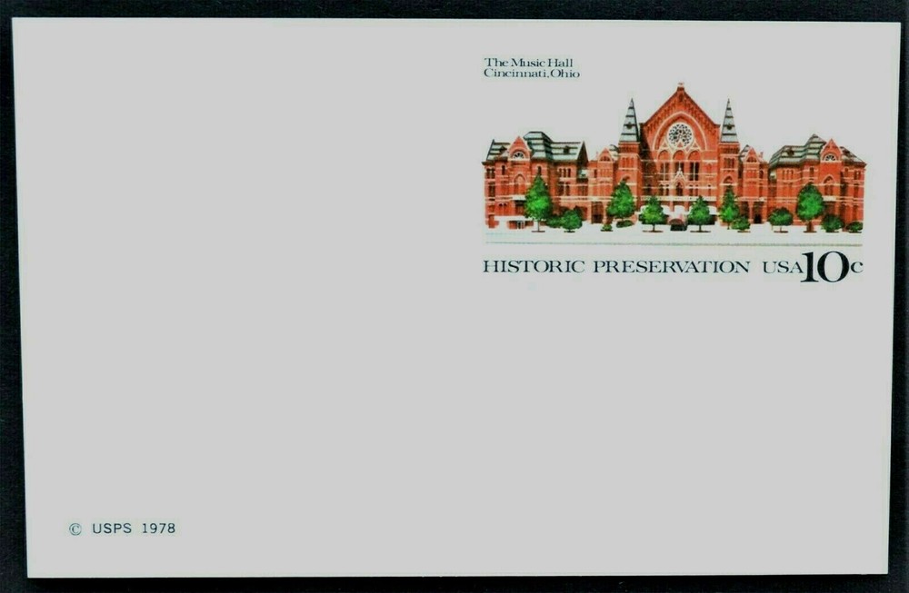 1978 US Sc. #UX73 mint postal card, 10 cent, sharp corners, excellent shape