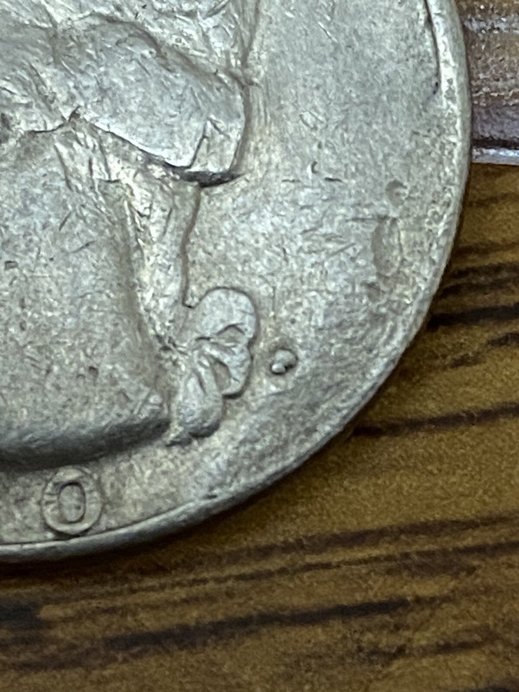 1980 quarter dollar P filled mint mark MULTI ERRORS
