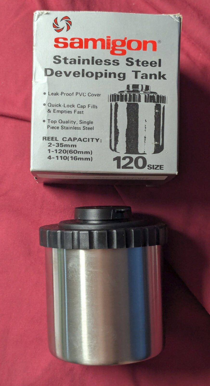 (NEW) Film Developing - Samigon 35mm Reel 120 Tank - Beseler Binder + Negatives