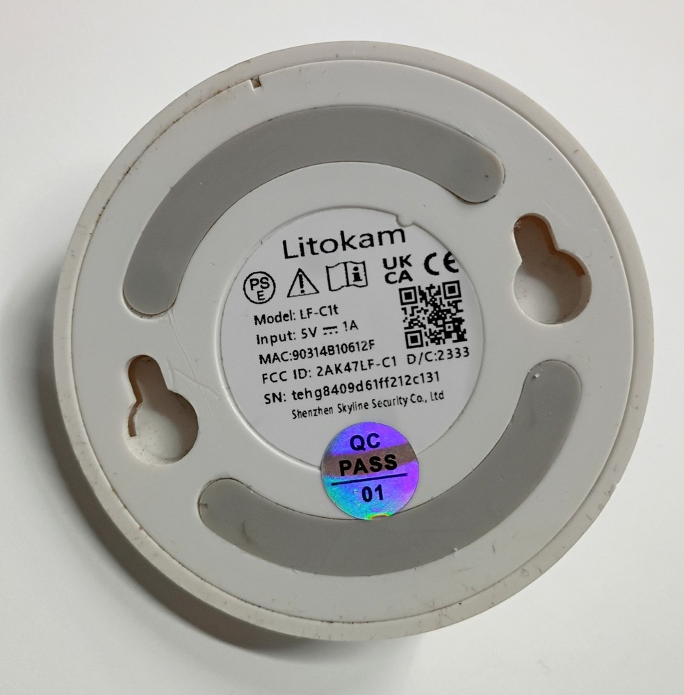 Litokam Indoor Security Camera lF-C1t DC233