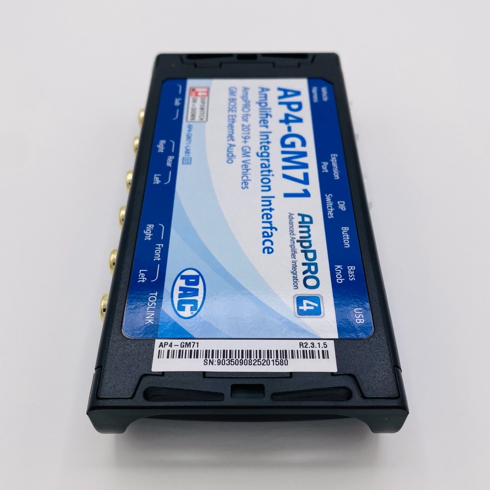 PAC AP4-GM71 Advanced Amplifier Integration Interface for select 2019+ GM w/Bose