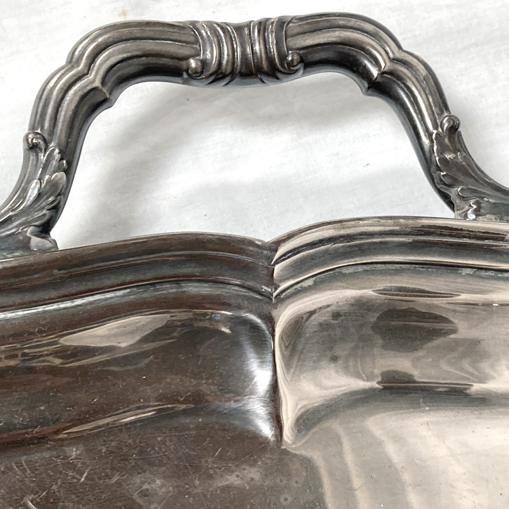 Gorham Large CHIPPENDALE Waiter Silverplated Serving Tray 26 3/4”