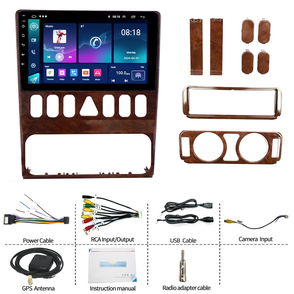 9" For 1994-2003 Mercedes-Benz E-Class W210 S210 Carplay Stereo Radio GPS Player