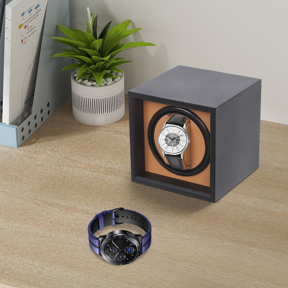 Automatic Watch Display Box Automatic Single Watch Winder Luxury Storage Case