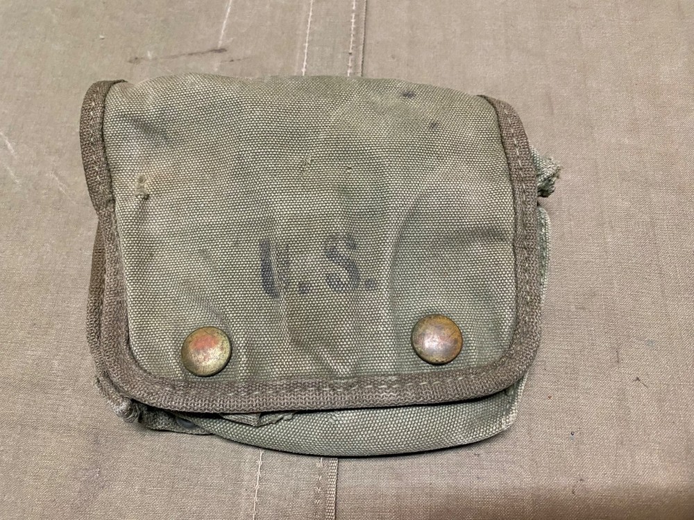 ORIGINAL WWII US ARMY M1944 JUNGLE FIRST AID KIT CARRY POUCH-1944,