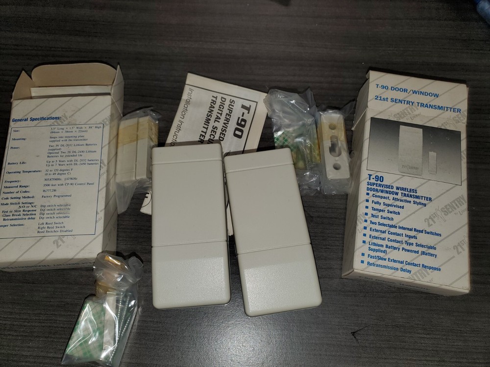 2 LINEAR Window Door Security Transmitter for SX Format T-90